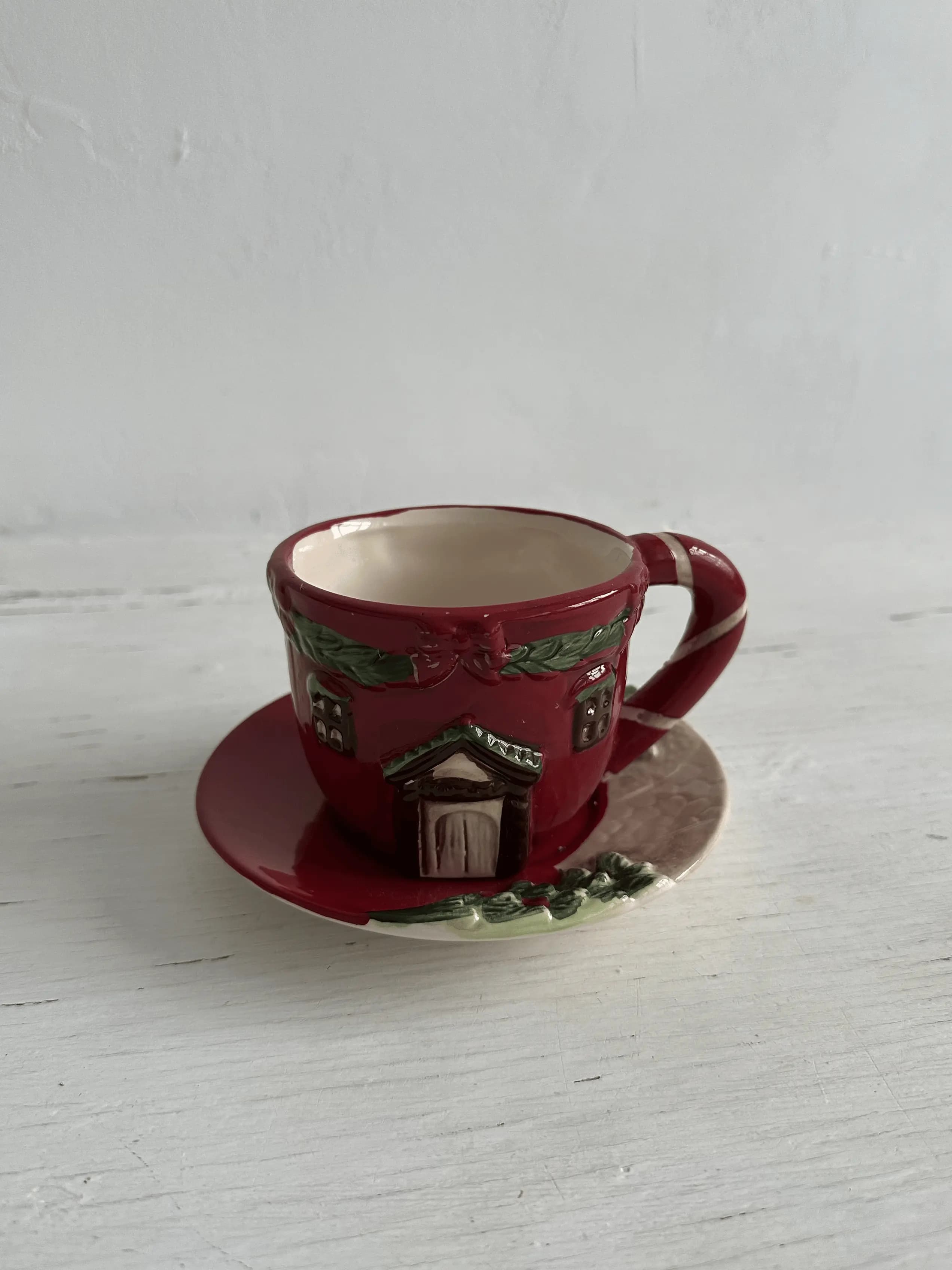 Новогодний комплект посуды